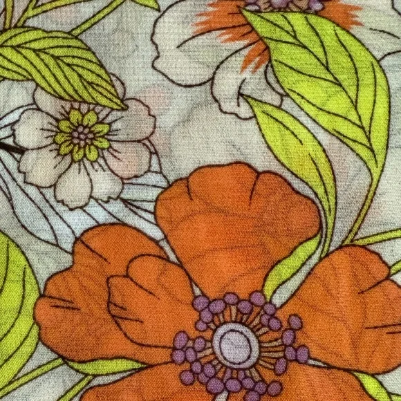 Retro Floral Kimono Blouse - Picture 5 of 9